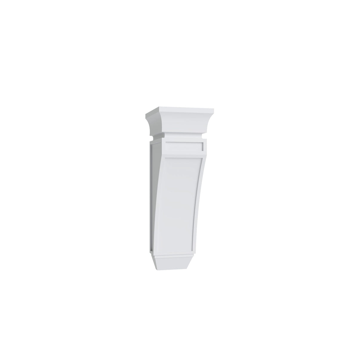 KCD Brooklyn Bright White Transitional Corbel - product photo
