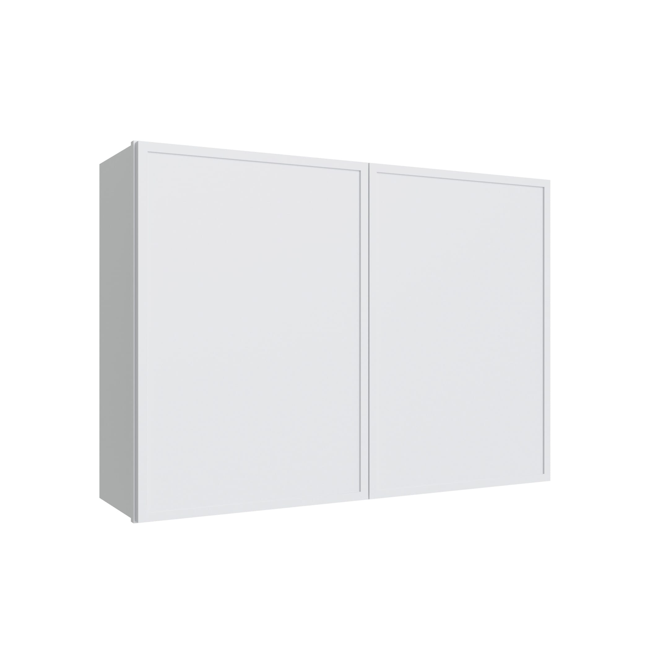 KCD Oslo White Double Door Wall Cabinet - 42" W x 30" H - product photo