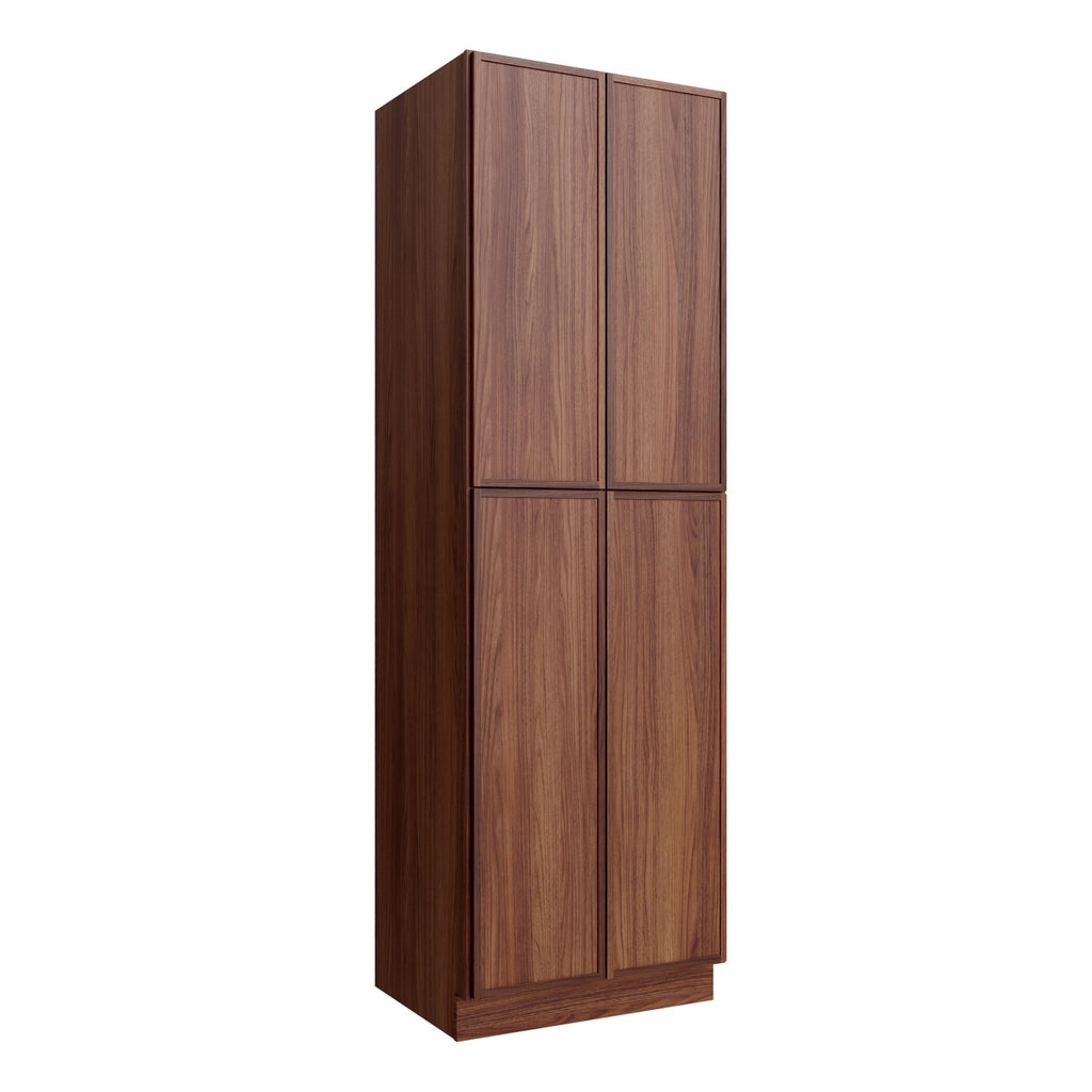 KCD Oslo Classic Walnut Pantry - 30" W x 96" H - product photo