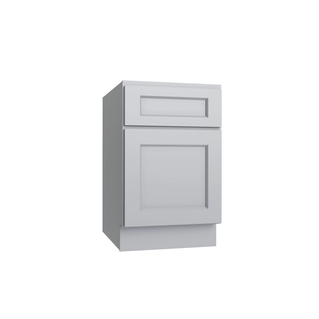 KCD Brooklyn Modern Gray Desk Drawer Base - 18" W x 29.5" H x 24" D - product photo