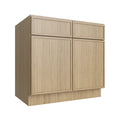 KCD Oslo Oak Double Door Standard Base Cabinet - 39" W - product photo