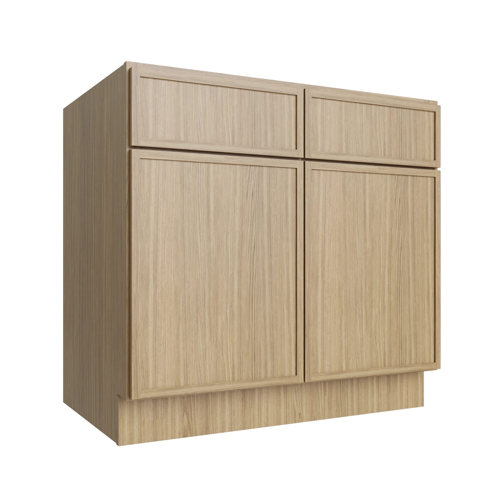 KCD Oslo Oak Double Door Standard Base Cabinet - 39" W - product photo