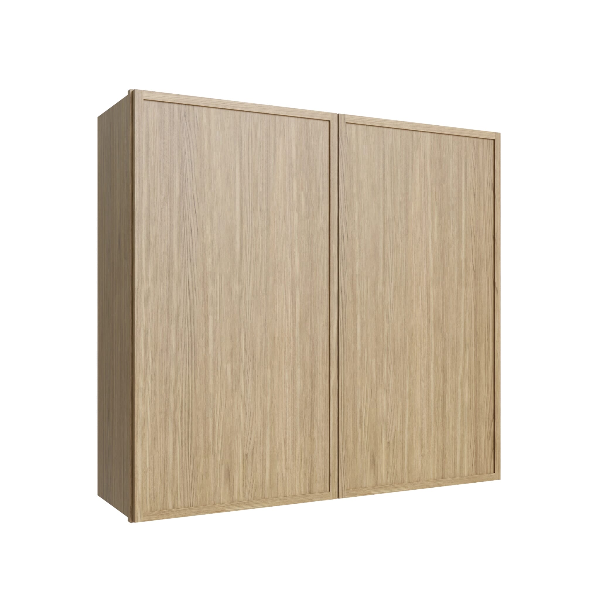 KCD Oslo Oak Double Door Wall Cabinet - 39" W x 36" H - product photo
