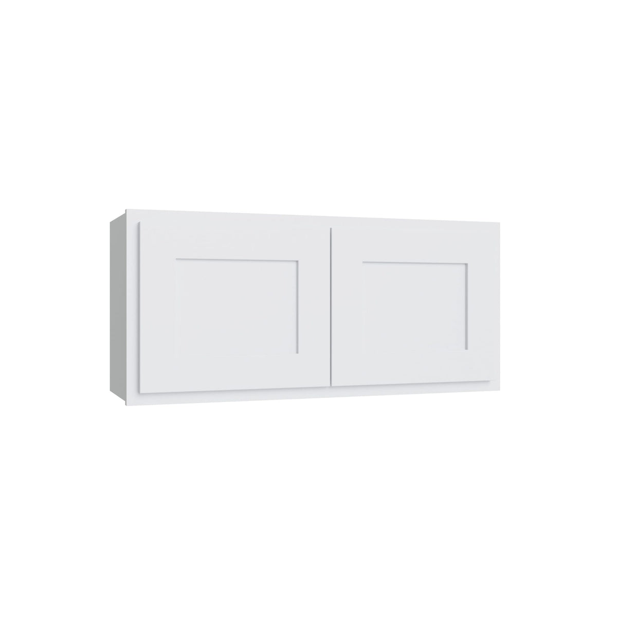 KCD Essential White Double Door Wall Cabinet - 36" W x 18" H - product photo