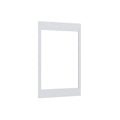 KCD Brooklyn Bright White Oven Cabinet Overlay Panel - 33" W x 55" H - product photo