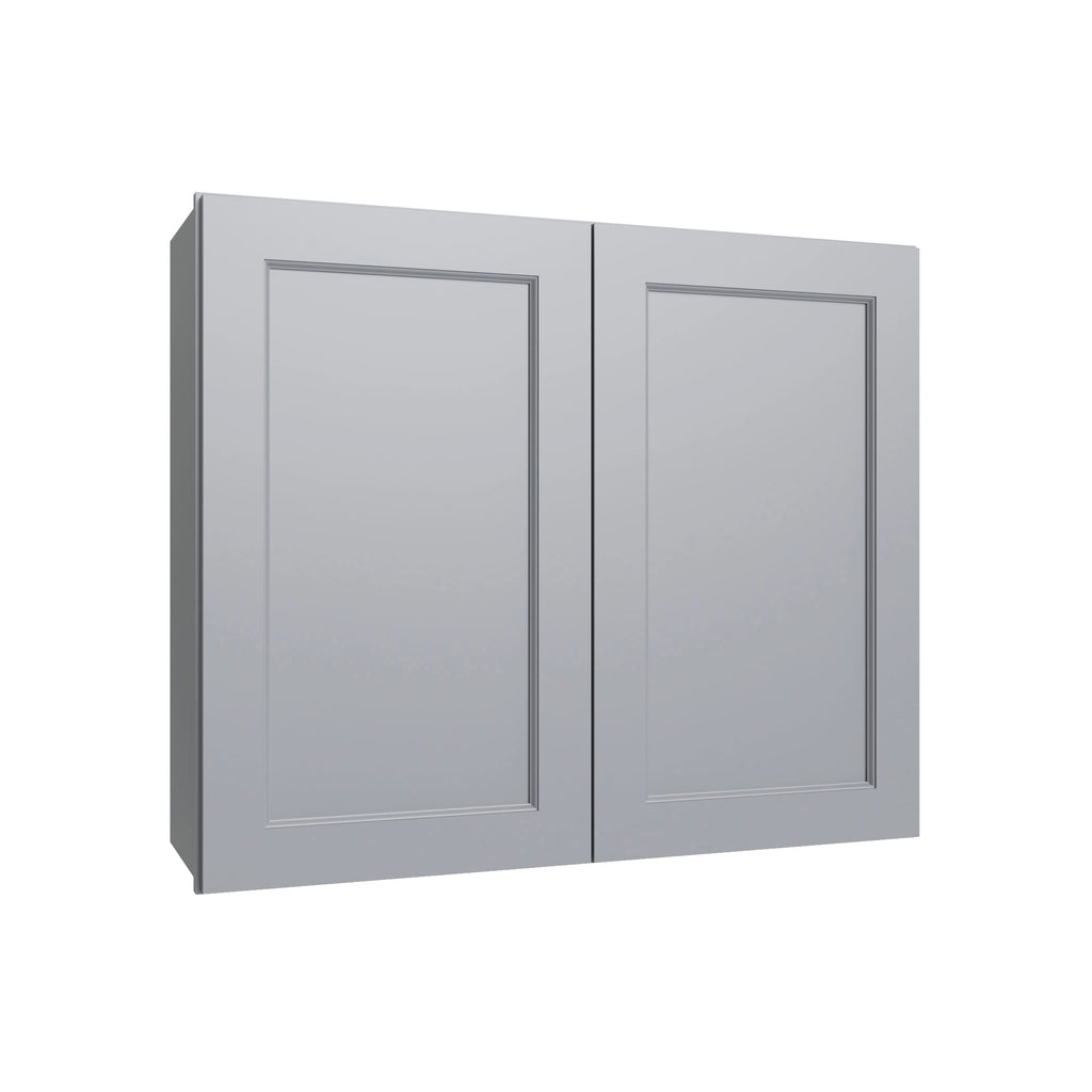 KCD Brooklyn Modern Gray Double Door Wall Cabinet - 30" W x 30" H - product photo