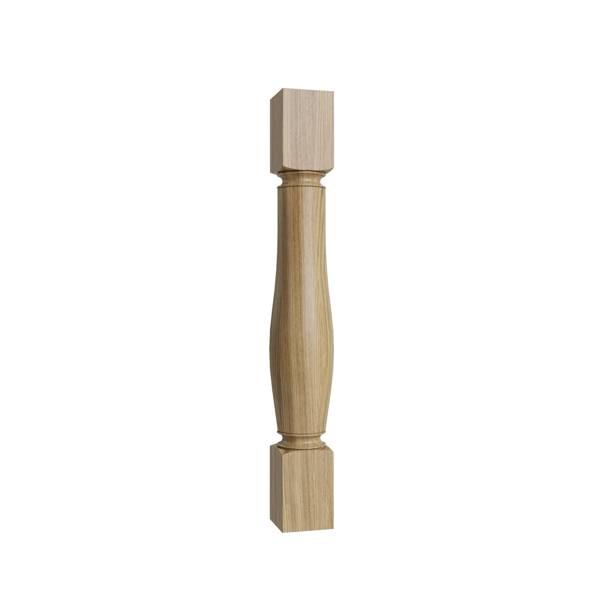 KCD Oslo Oak Turned Post - 5" W x 35.5" H - product photo