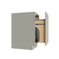 KCD Shaker Moss Trash Can Base w/ Full Ht Door - 18" W w/ 2 Cans - product photo
