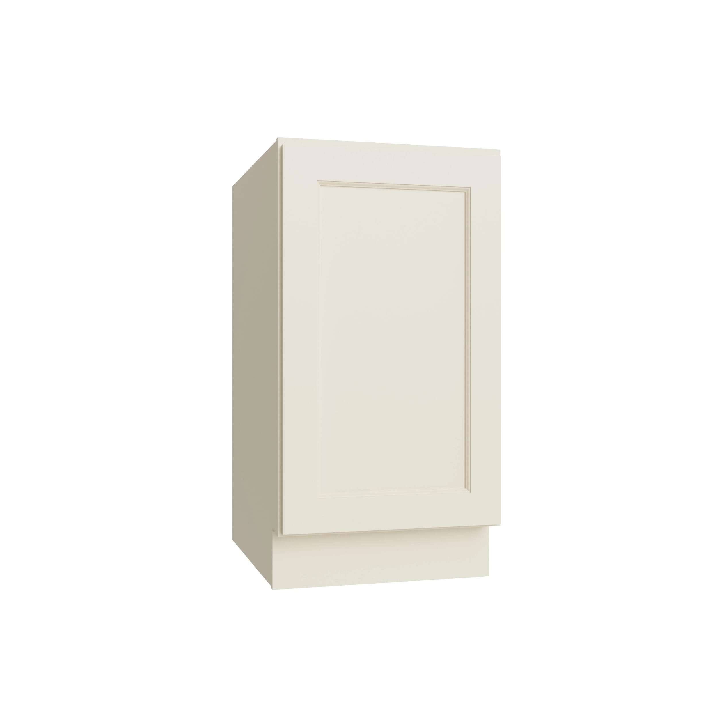 KCD Brooklyn Pearl Full Height Single Door Base Cabinet - 15" W - product photo