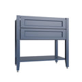 KCD Brooklyn Midnight Open Shelf Vanity SB - 36" W - product photo