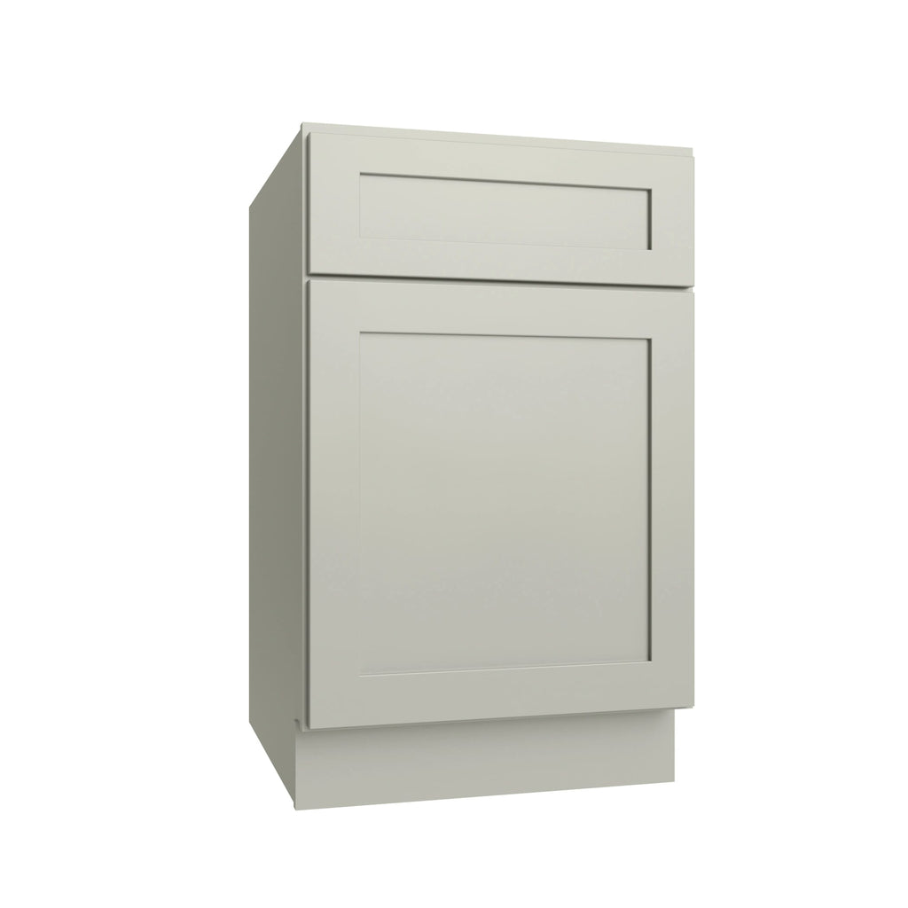 KCD Shaker Moss Single Door Standard Base Cabinet - 21" W - product photo