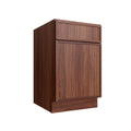 KCD Oslo Classic Walnut Single Door Standard Base Cabinet - 12" W - product photo