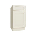 KCD Brooklyn Pearl Single Door Standard Base Cabinet - 15" W - product photo