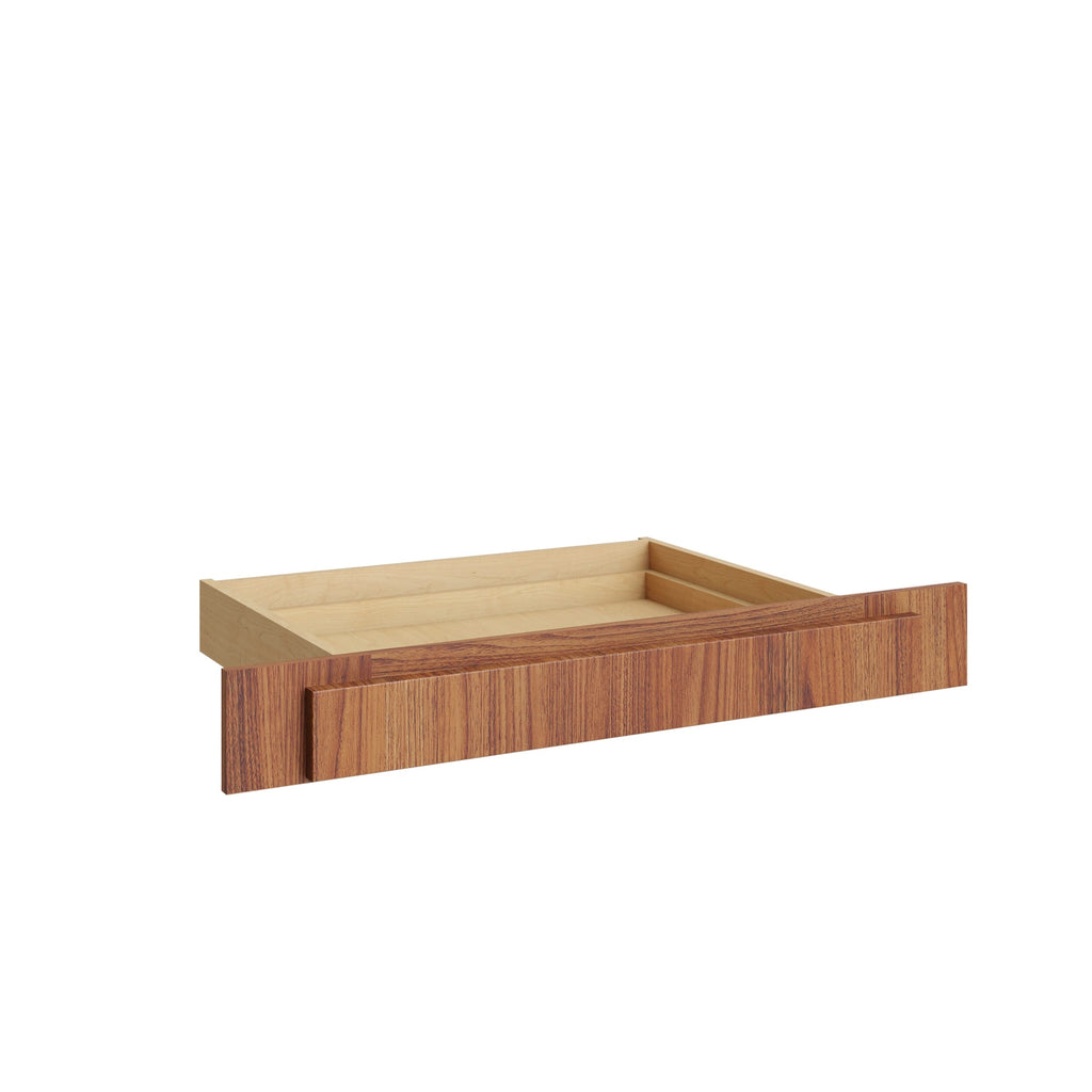 KCD Oslo Classic Walnut Vanity Drawer - 36" W with Adjustable Sides - product photo