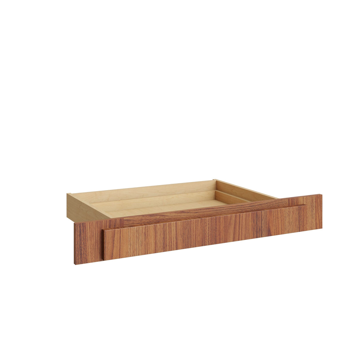 KCD Oslo Classic Walnut Vanity Drawer - 36" W with Adjustable Sides - product photo