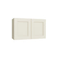 KCD Brooklyn Pearl Double Door Wall Cabinet - 30" W x 12" H - product photo