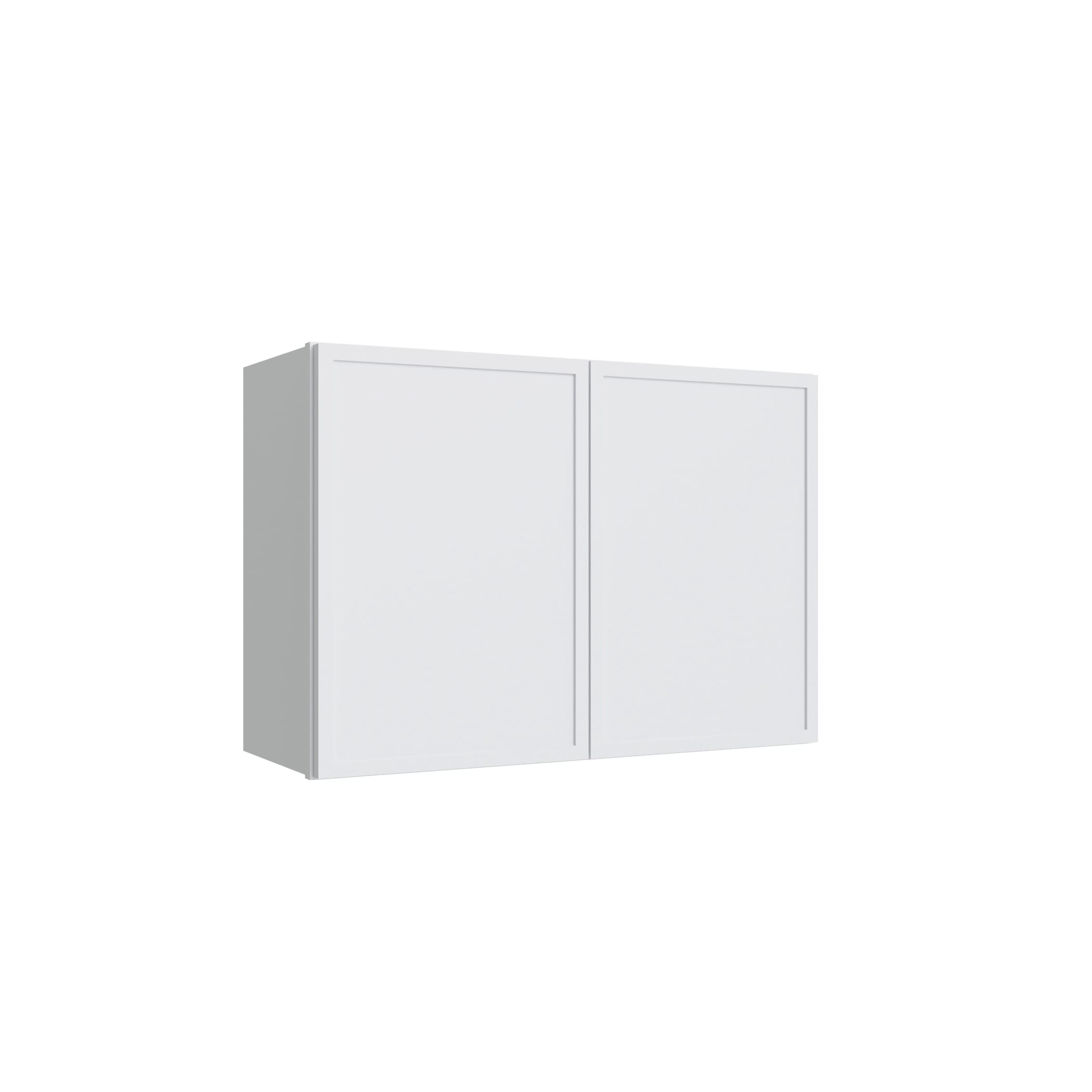 KCD Oslo White Double Door Wall Cabinet - 30" W x 21" H - product photo