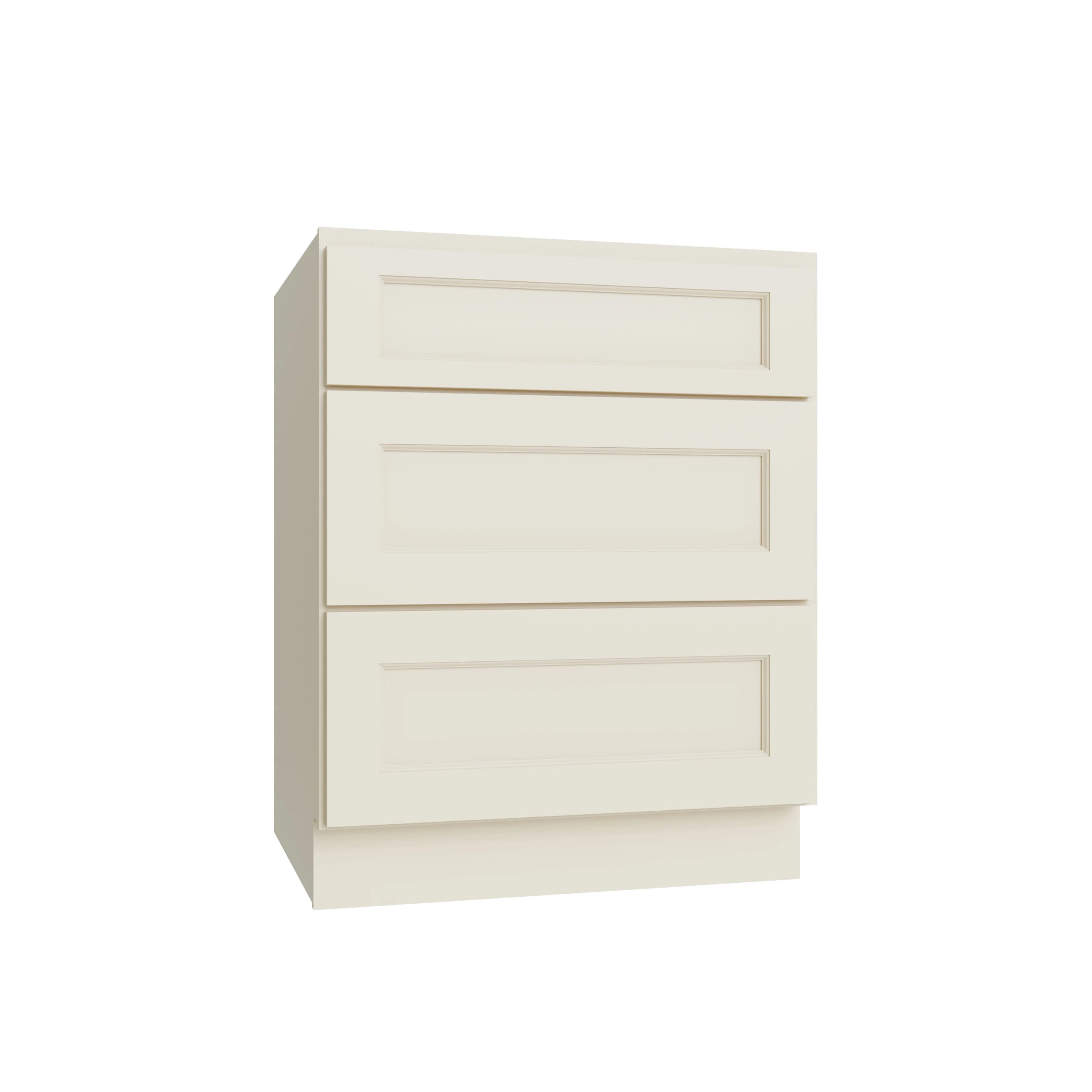KCD Brooklyn Pearl Drawer Base Cabinet - 24" W - product photo
