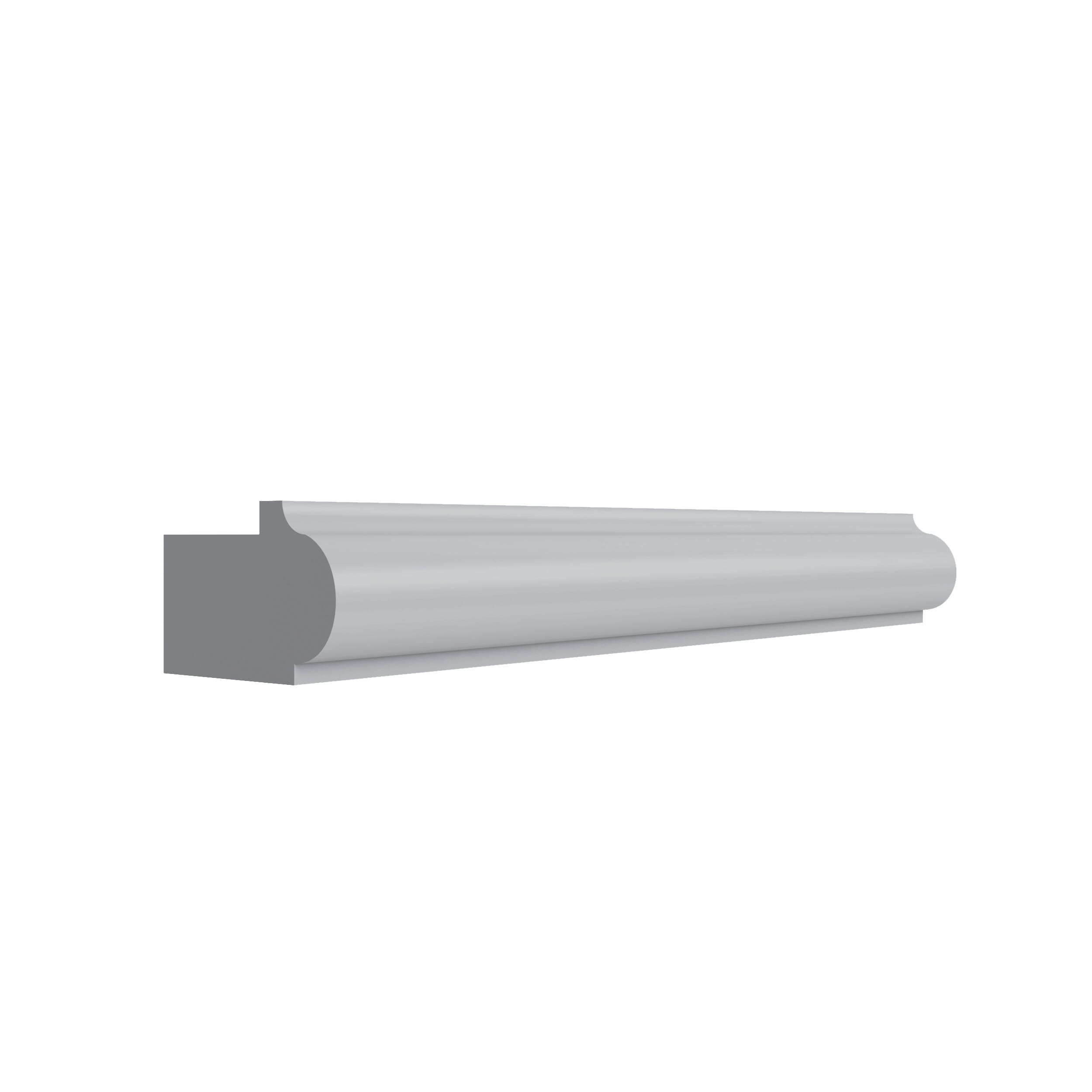 KCD Essential Gray Bottom Edge Molding (Narrow Light Rail) - product photo
