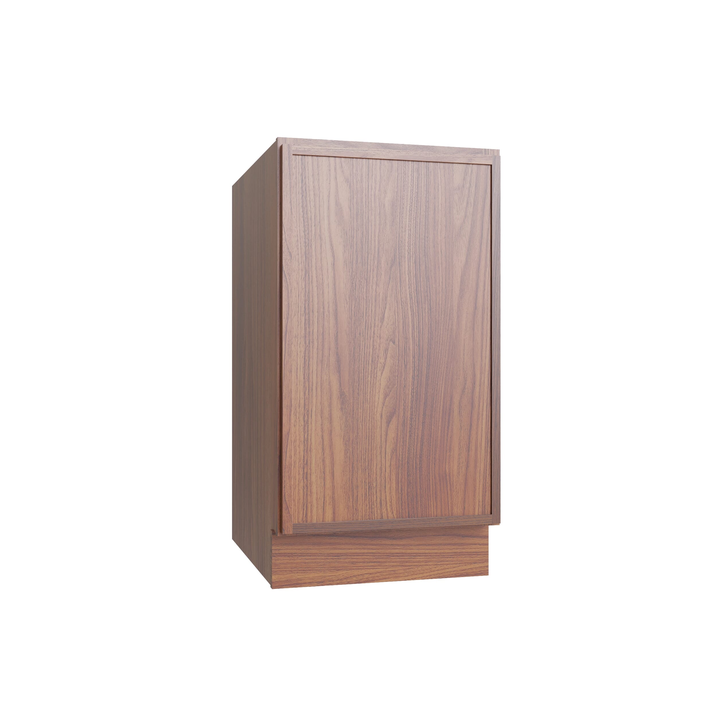 KCD Oslo Classic Walnut Full Height Single Door Base Cabinet - 15" W - product photo