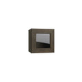 KCD Brooklyn Slate 15" Wall Stacking Cabinets with Glass - product photo