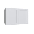 KCD Shaker Designer White Deep Wall Cabinet - 33" W x 24" H x 24" D - product photo