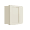 KCD Brooklyn Pearl Corner Wall Cabinet - 27" W x 42" H - product photo