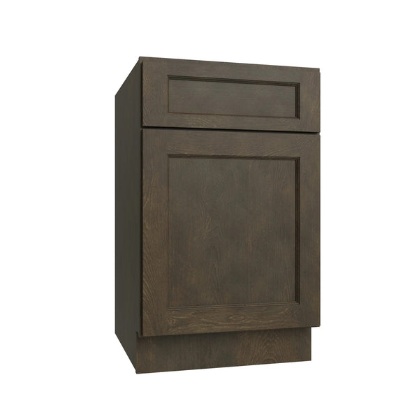 KCD Brooklyn Slate Single Door Standard Base Cabinet - 12" W