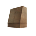 KCD Shaker Kodiak Angled Hood with Strapping Flat Trim - 30" W x 48" H - product photo