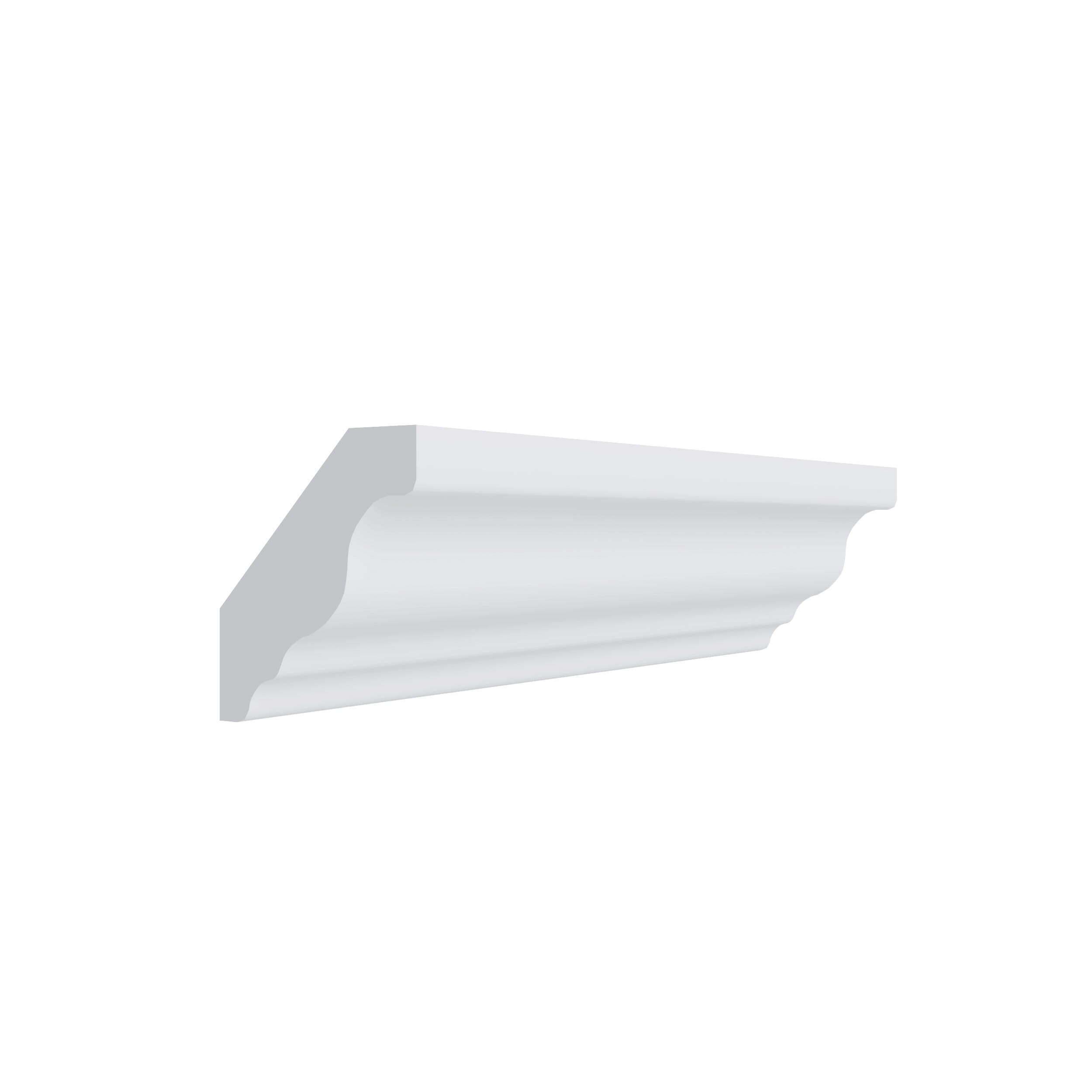 KCD Essential White Traditional Crown Molding - product photo