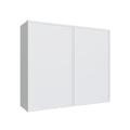 KCD Oslo White Double Door Wall Cabinet - 42" W x 36" H - product photo