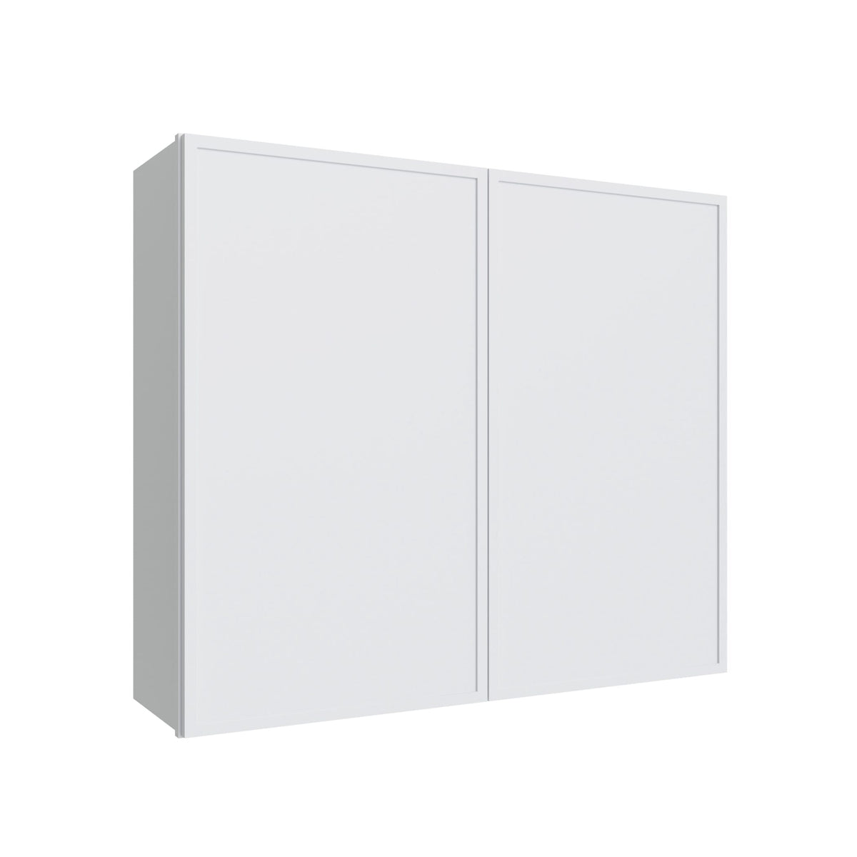 KCD Oslo White Double Door Wall Cabinet - 42" W x 36" H - product photo