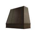 KCD Brooklyn Slate Tapered Hood with Strapping Flat Trim - 42" W x 36" H - product photo