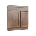 KCD Shaker Kodiak Vanity Sink Base Right Drawer Stacking Cabinet - 30" W - product photo