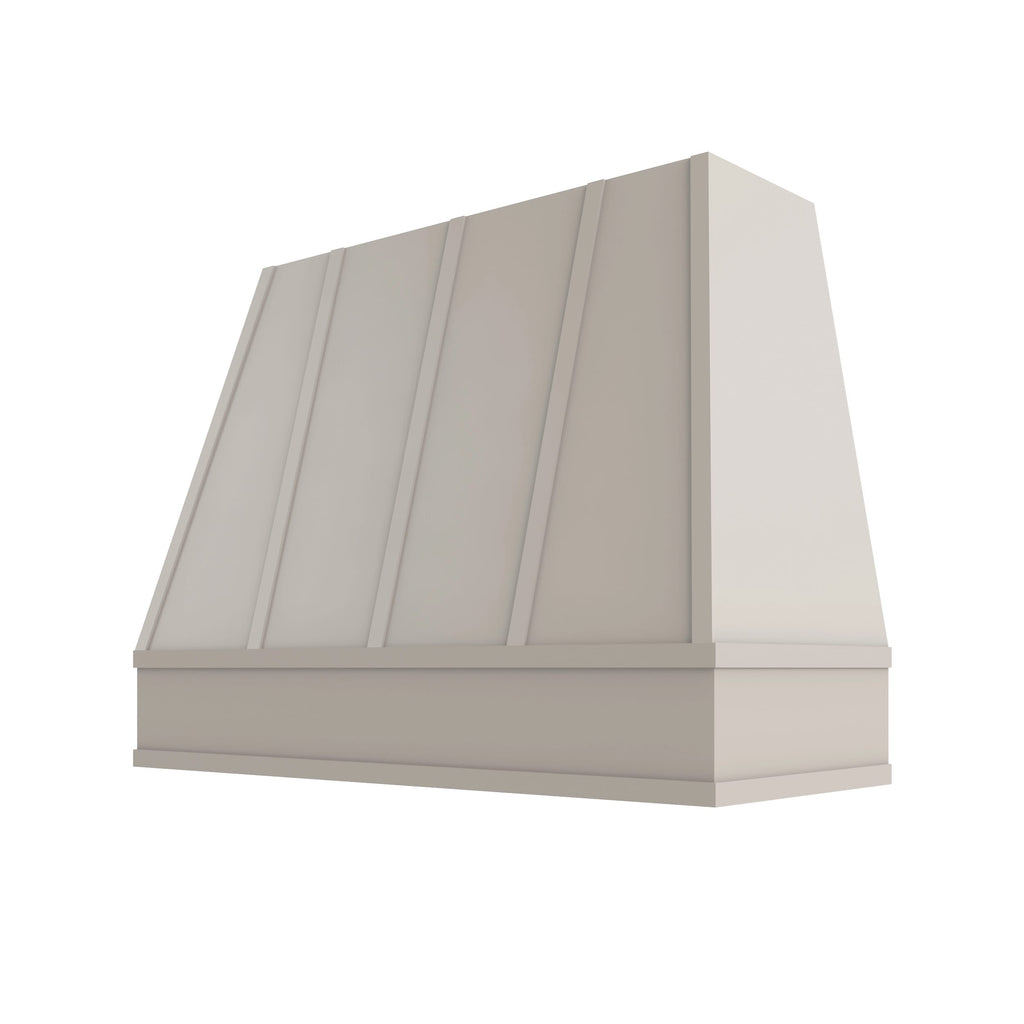 KCD Shaker Sand Tapered Hood with Strapping Flat Trim - 48" W x 48" H - product photo
