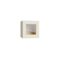 KCD Brooklyn Pearl 15" Wall Stacking Cabinets with Glass - product photo