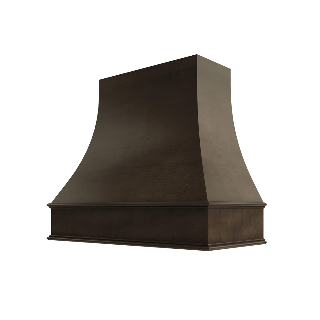 KCD Brooklyn Slate Curved Hood Classic Trim - 42" W x 48" H - product photo