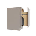 KCD Shaker Sand Trash Can Base w/ Full Ht Door - 18" W w/ 1 Can - product photo