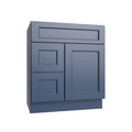 KCD Brooklyn Midnight Vanity Sink Base Left Drawer Stacking Cabinet - 30" W - product photo