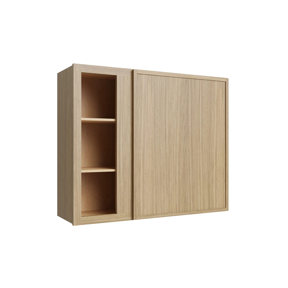 KCD Oslo Oak Blind Wall Cabinet - 36" W x 30" H - product photo