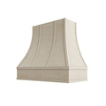 KCD Raw Curved Hood with Strapping Flat Trim - 42" W x 48" H - product photo