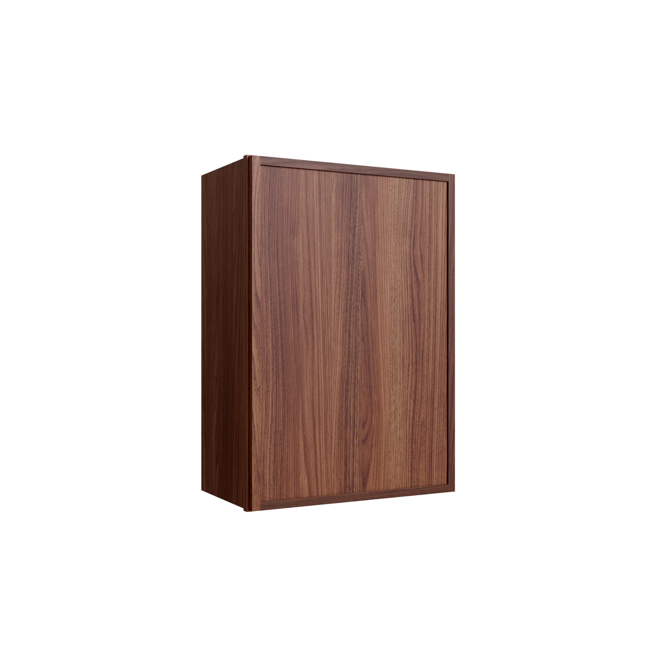 KCD Oslo Classic Walnut Single Door Wall Cabinet - 21" W x 30" H - product photo