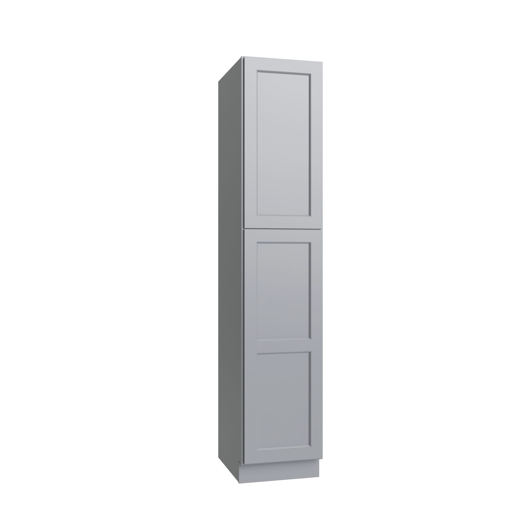 KCD Brooklyn Modern Gray Pantry - 18" W x 84" H - product photo