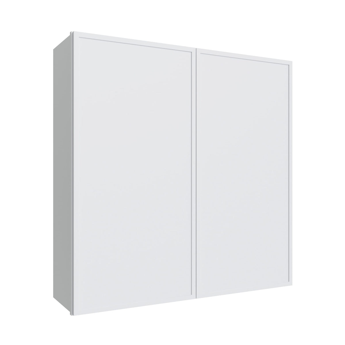 KCD Oslo White Double Door Wall Cabinet - 42" W x 42" H - product photo