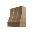 KCD Brooklyn Fawn Sloped Hood with Brass Strapping - 30" W x 30" H - product photo