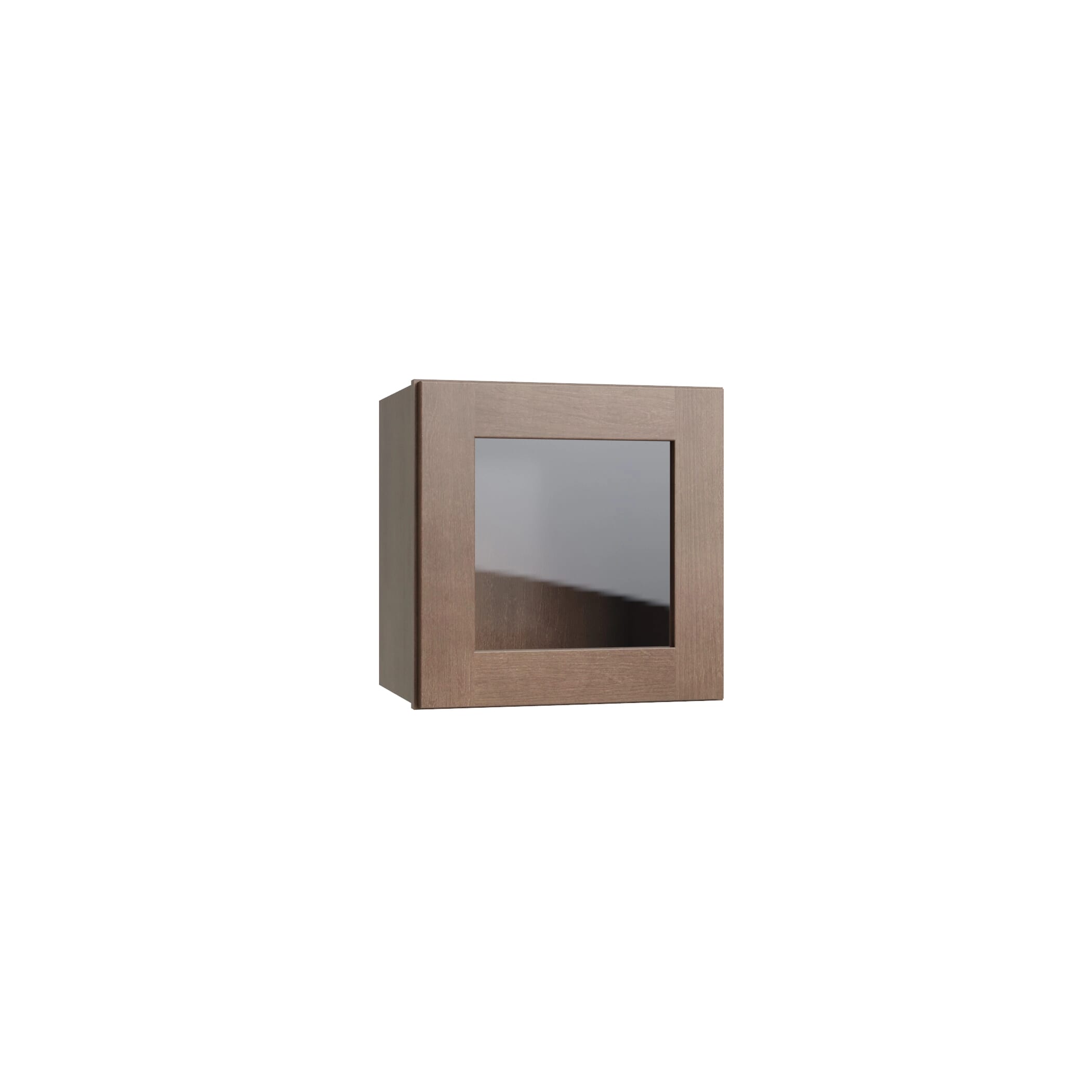KCD Shaker Kodiak 21" W x 15" H Wall Stacking Cabinet with Glass - product photo