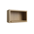 KCD Oslo Oak Microwave Wall Cabinet 18Hx30Wx12D - product photo