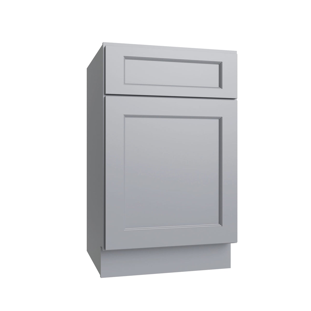 KCD Brooklyn Modern Gray Single Door Base Vanity - 15" W - product photo