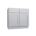 KCD Essential Gray Double Door Standard Base Cabinet - 39" W - product photo