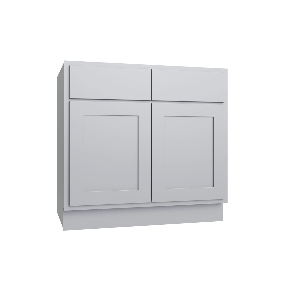 KCD Essential Gray Double Door Standard Base Cabinet - 39" W - product photo